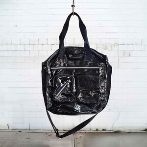 Kipling Shiny Black Messenger Bag